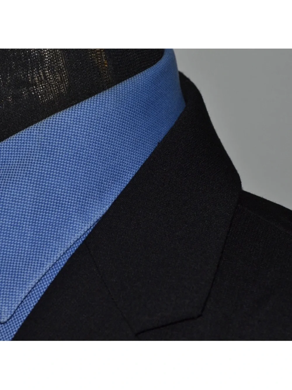 Pronto Uomo 46L Sport Coat Blazer Suit Jacket Black WOOL
